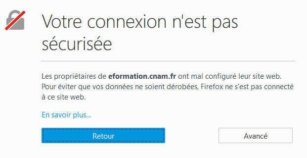Certificat sous Firefox nouvelle image